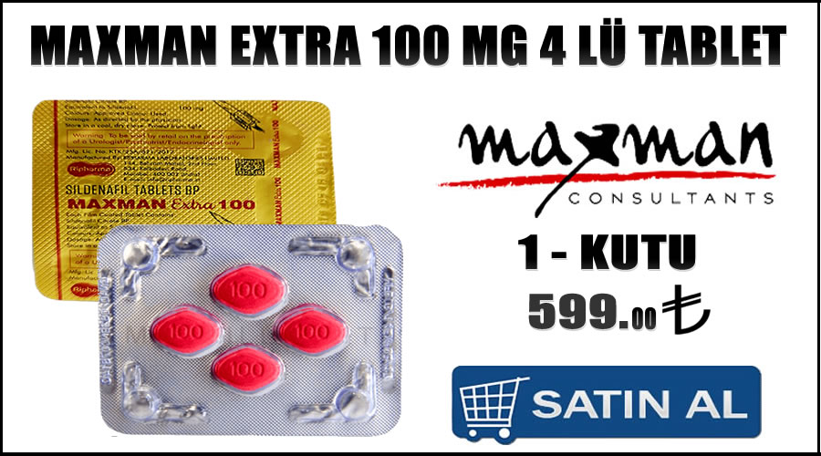 Maxman 4 lü hap satın al eczane
