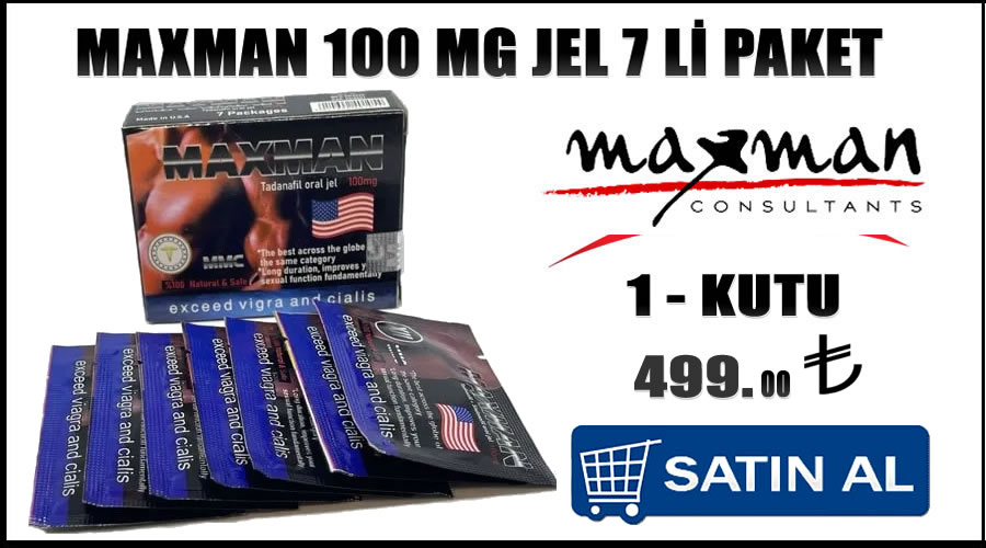 Maxman 100 mg jel yan etkileri