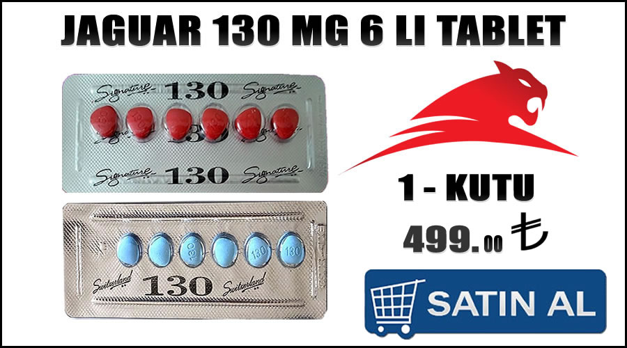 Jaguar 130 mg kırmızı hap fiyatı