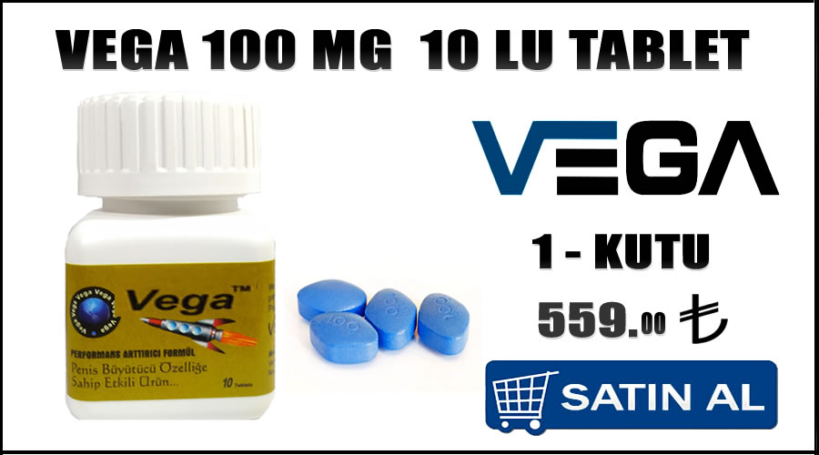 Vega 100 mg 10 lu satış sipariş