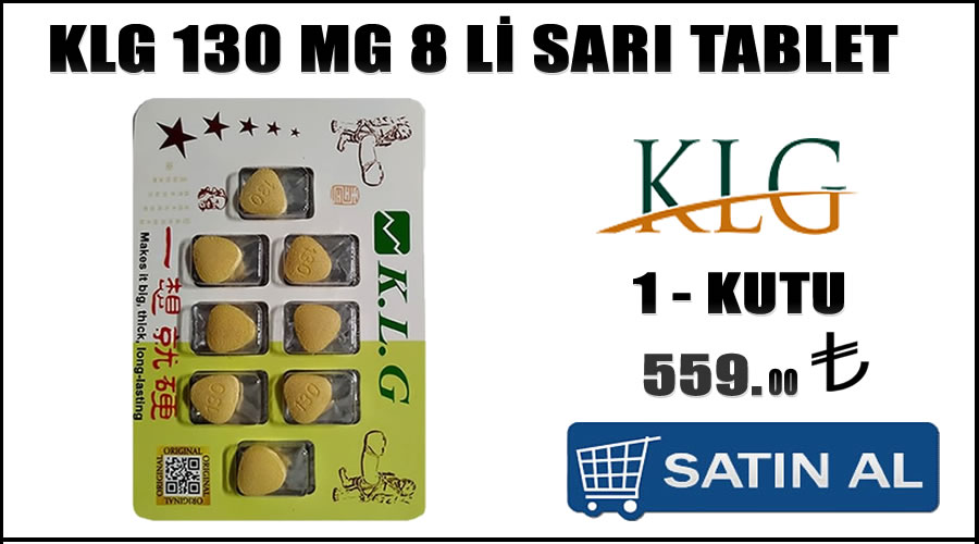 Klg 130 mg sarı hapı etkiler mi