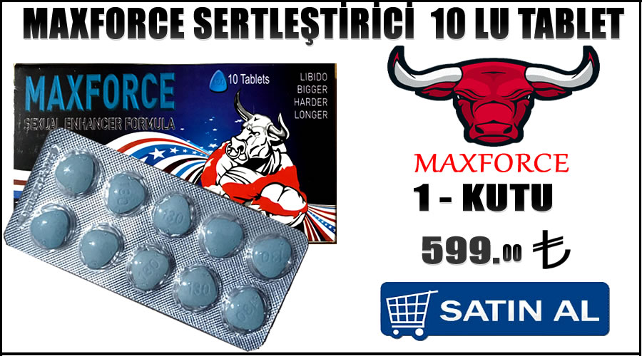 Maxforce kalıcı sertleşmeye doğal çözüm